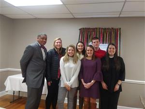 Falkland Presbyterian Presented a check for $1,000 for Falkland's Backpack Program Falkland Presbyterian Presented a check for $1,000 for Falkland's Backpack Program