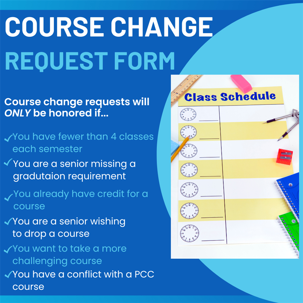  course change