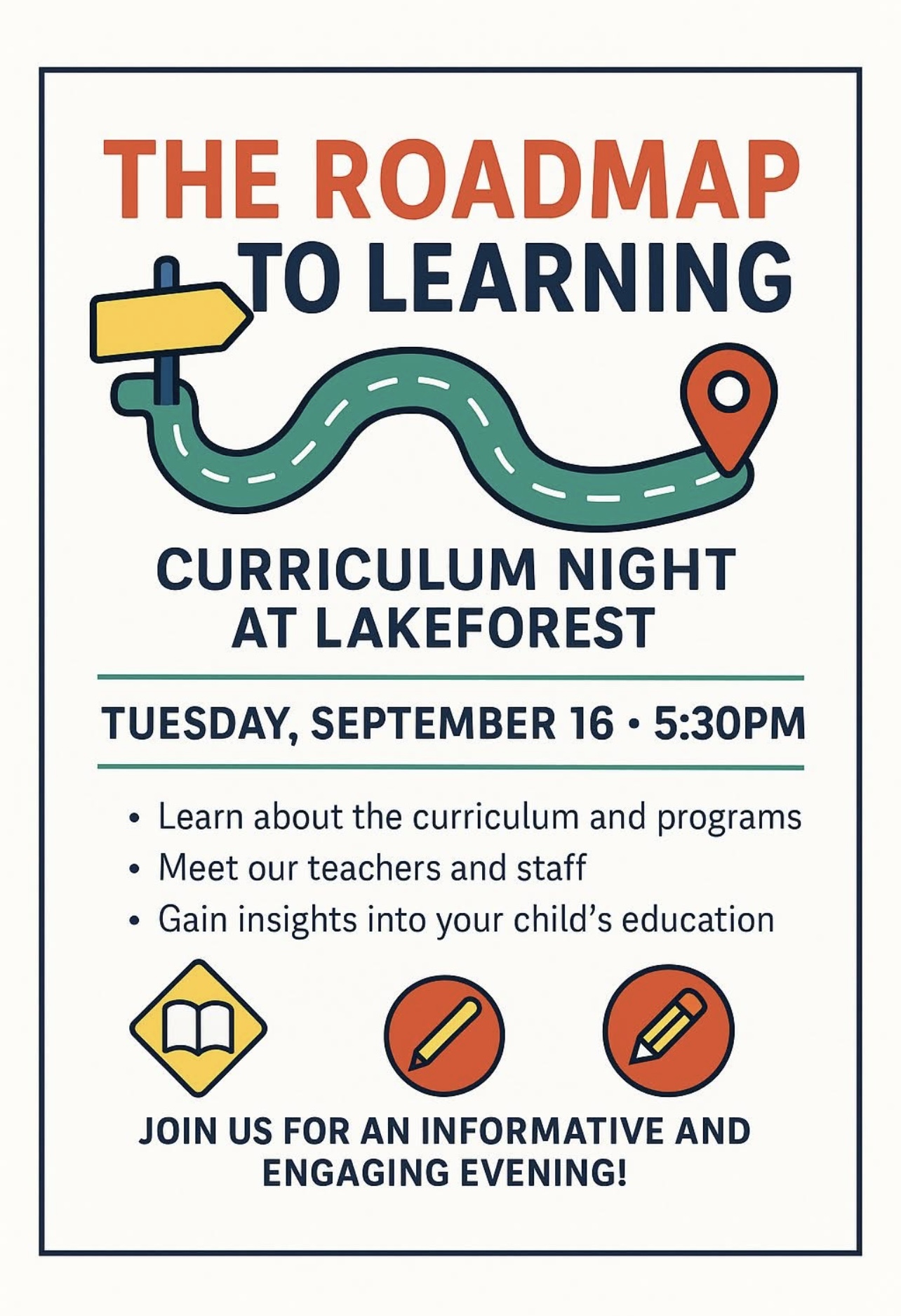  Curriculum Night @ "The Lake"