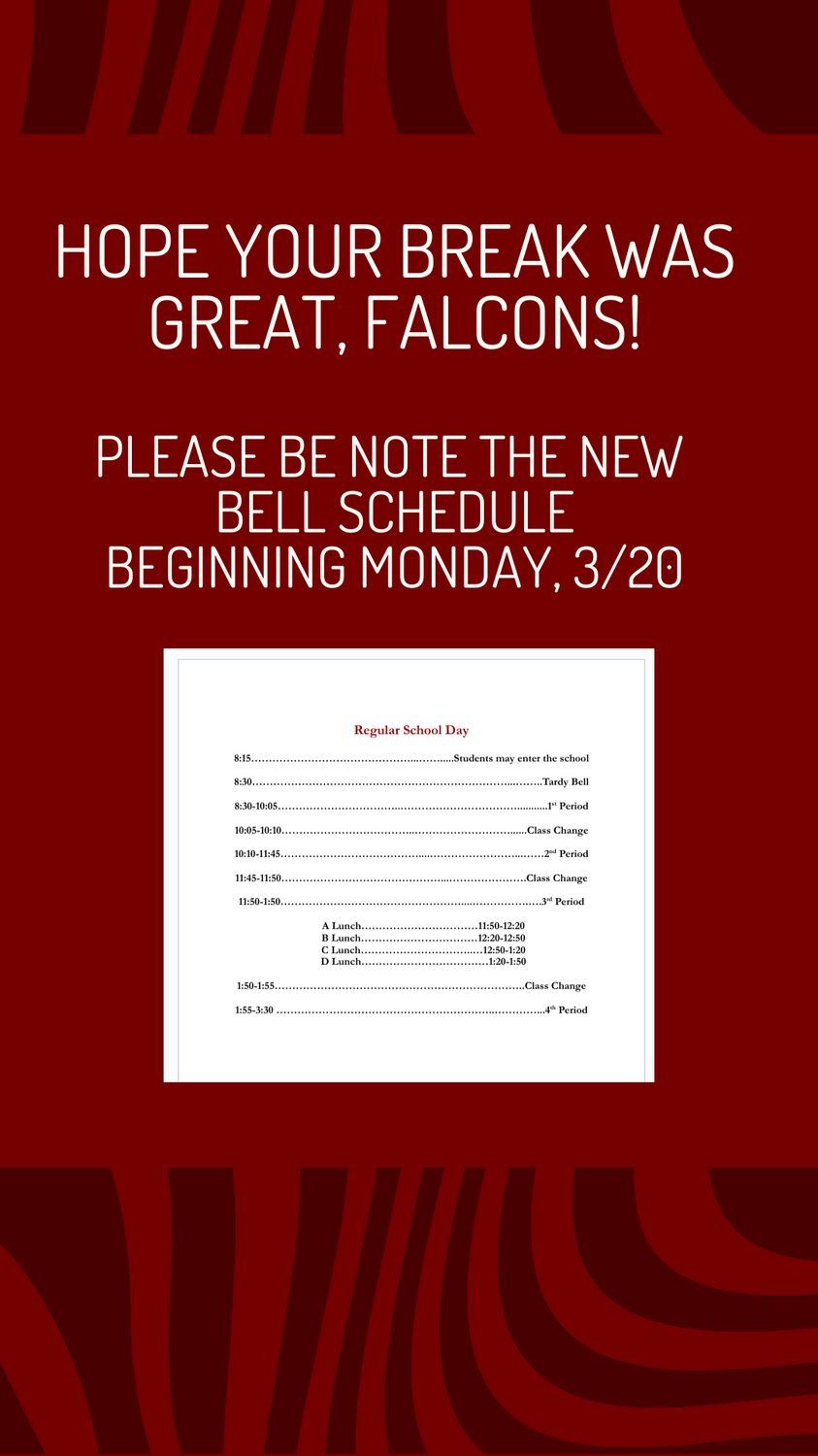  RISE Bell Schedule