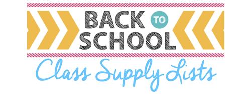 Class Supply Lists