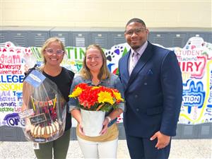 Ms. Story and school administrators
