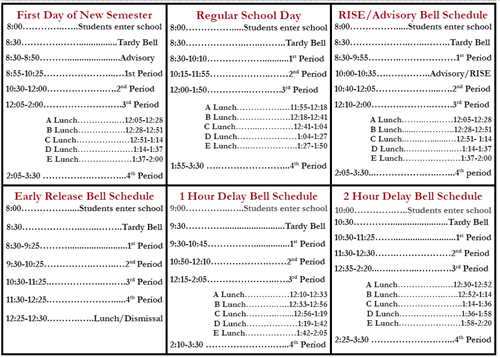 Bell Schedules